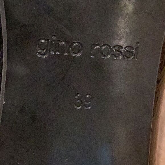 Gino Rossi Chunky Heel Patent Leather Heel size 9 - Picture 12 of 12